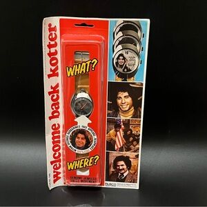 Vintage 1976 Welcome Back Kotter Wrist Watch John Travolta - Sealed Old Stock